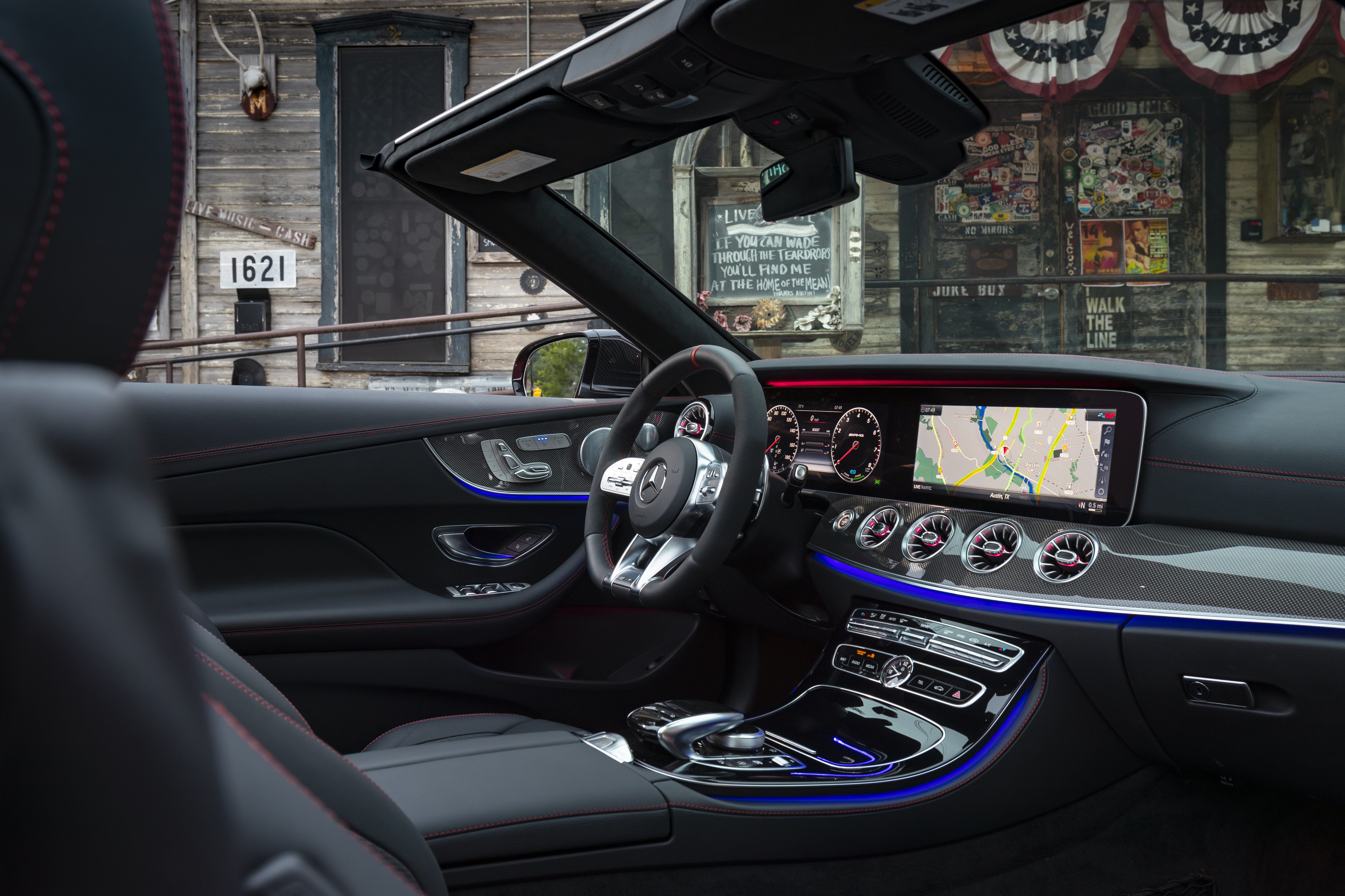 Mercedes amg gt 63 s interieur stuur Interieur van een Mercedes-AMG