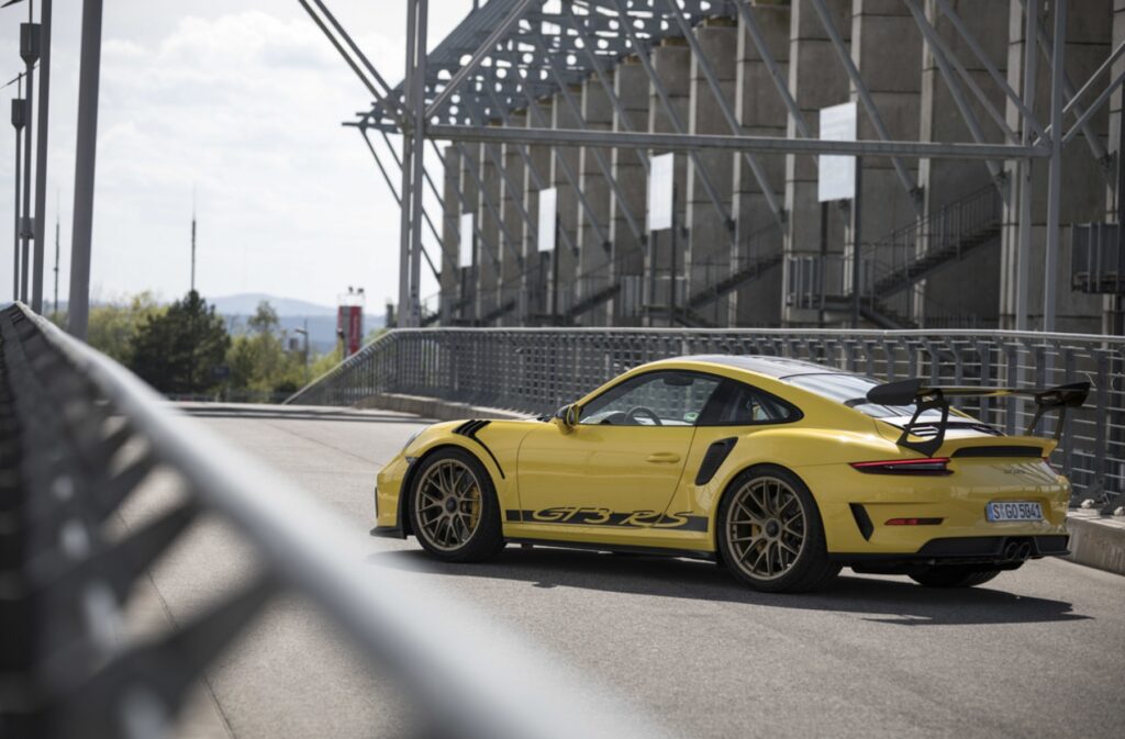 Porsche 911 GT3 RS toewijding