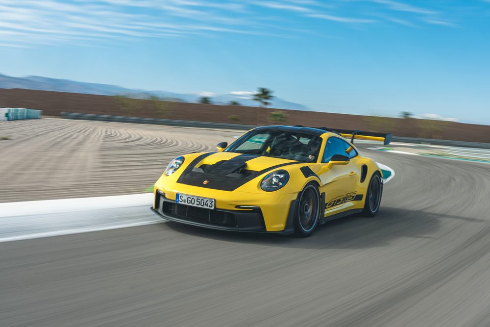 Porsche 911 GT3 RS voor en achtervleugel