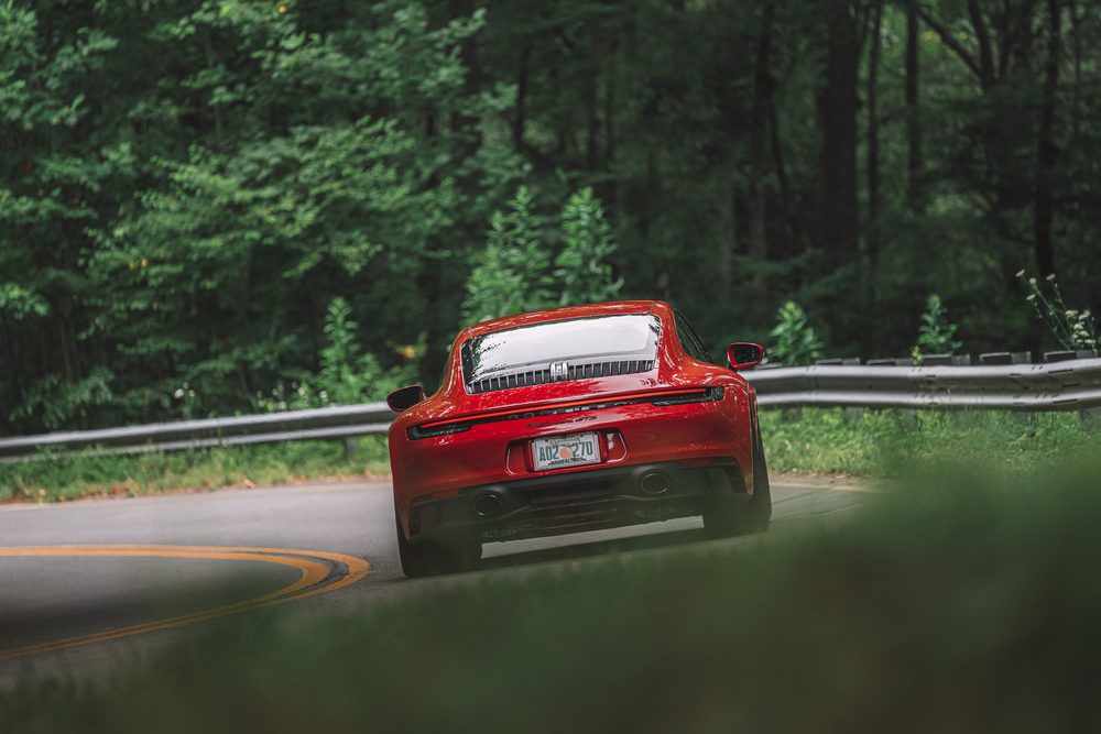 Porsche 911 Carrera GTS achterkant