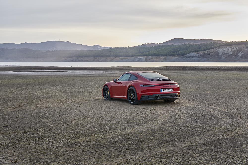 Porsche 911 GTS achterkant