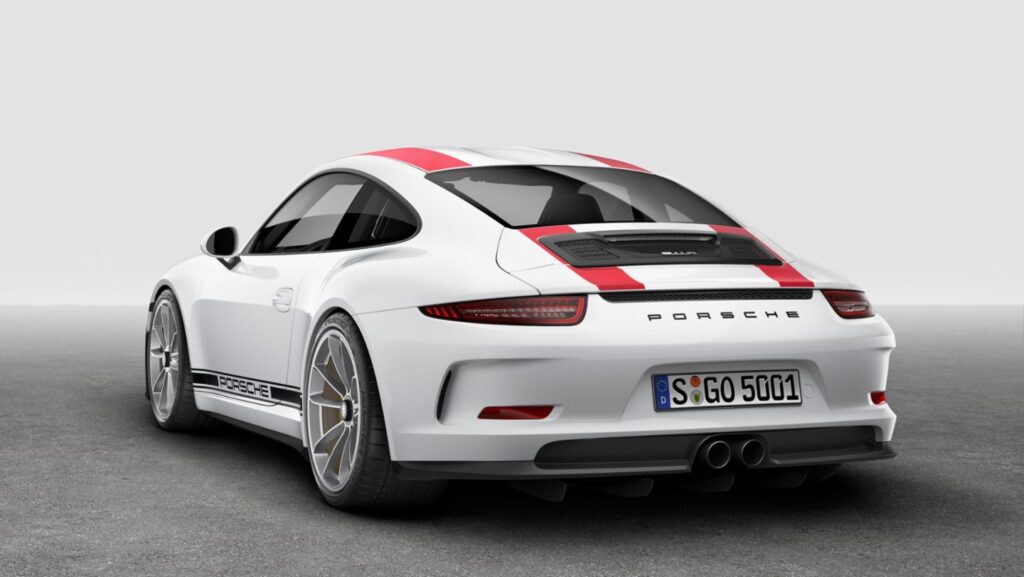 Porsche 911 R achterkant