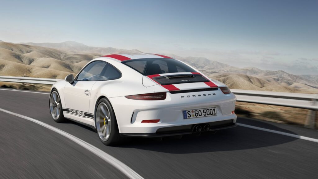 Porsche 911 R achterzijde