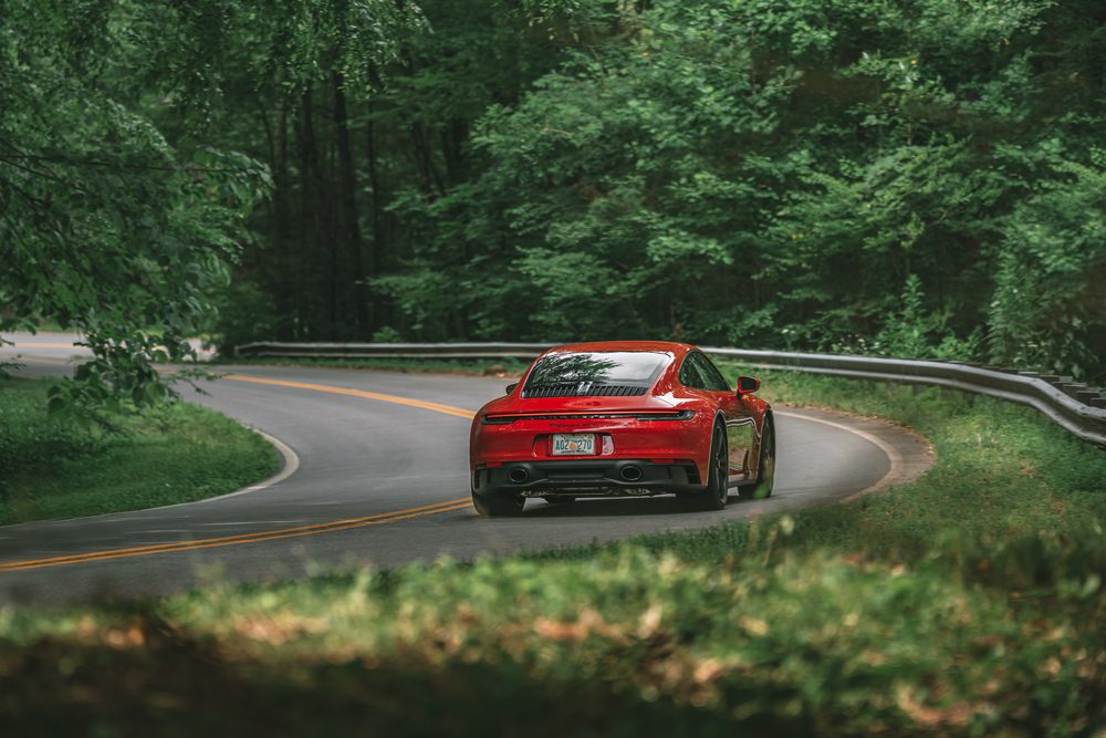 Porsche 911 gts wegligging