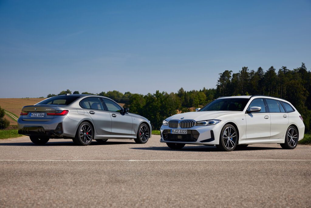 BMW 3 series sedan en station